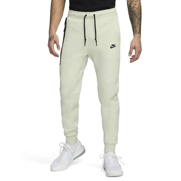 Men's Nike Sportswear Tech Sea Glass/Black Fleece Joggers DSWT XL FB8002-371